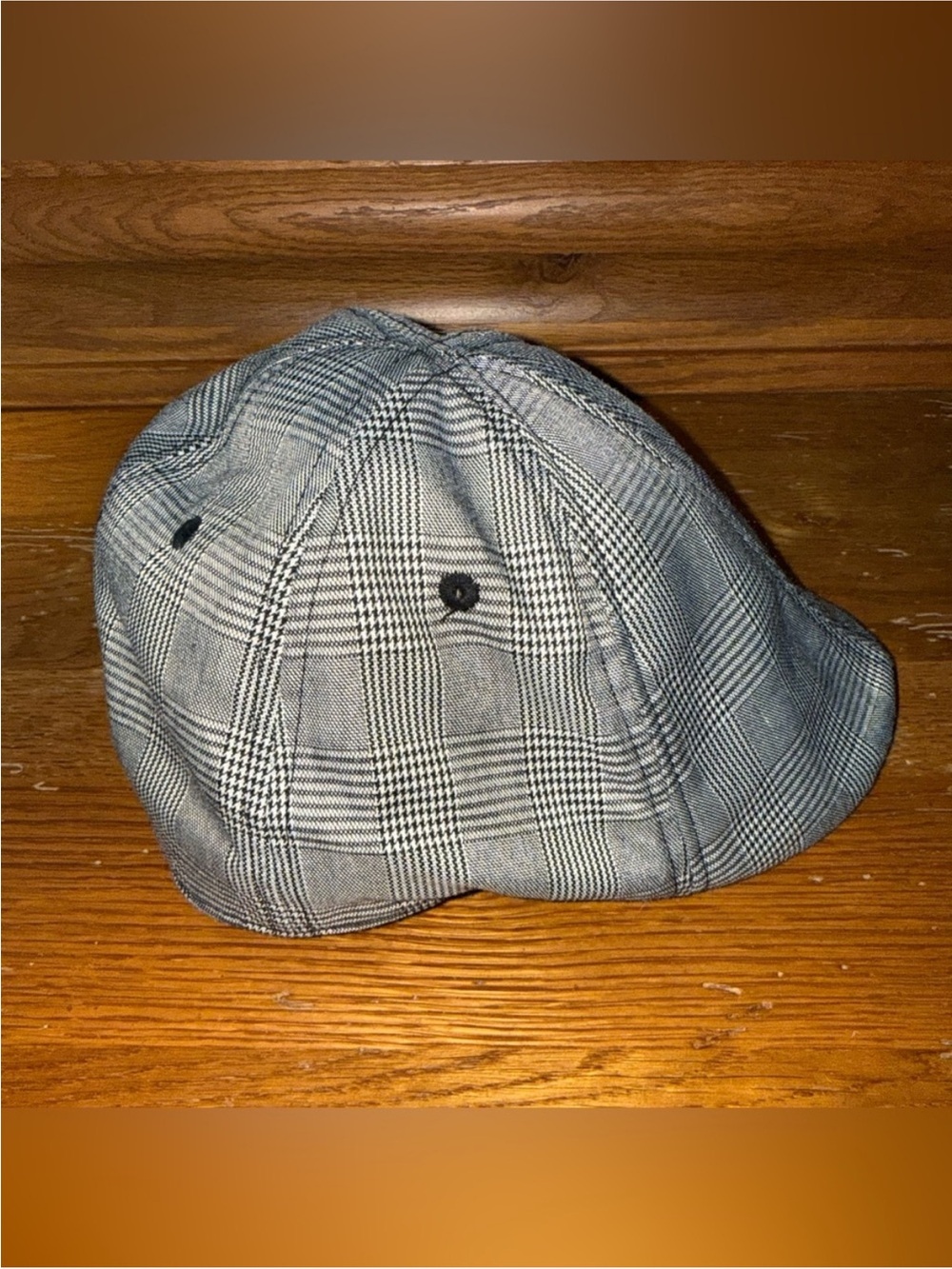 Boston Scally Gray And Black Plaid Newsboy Cap Size Small - Picture 5 of 8